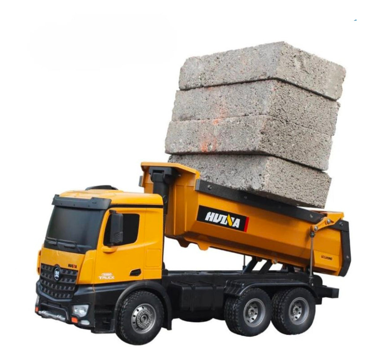 Huina 1573 1:14 Scale RC Dump Truck – Heavy-Duty 10-Channel Remote Control Construction Vehicle (2025 Model | India)