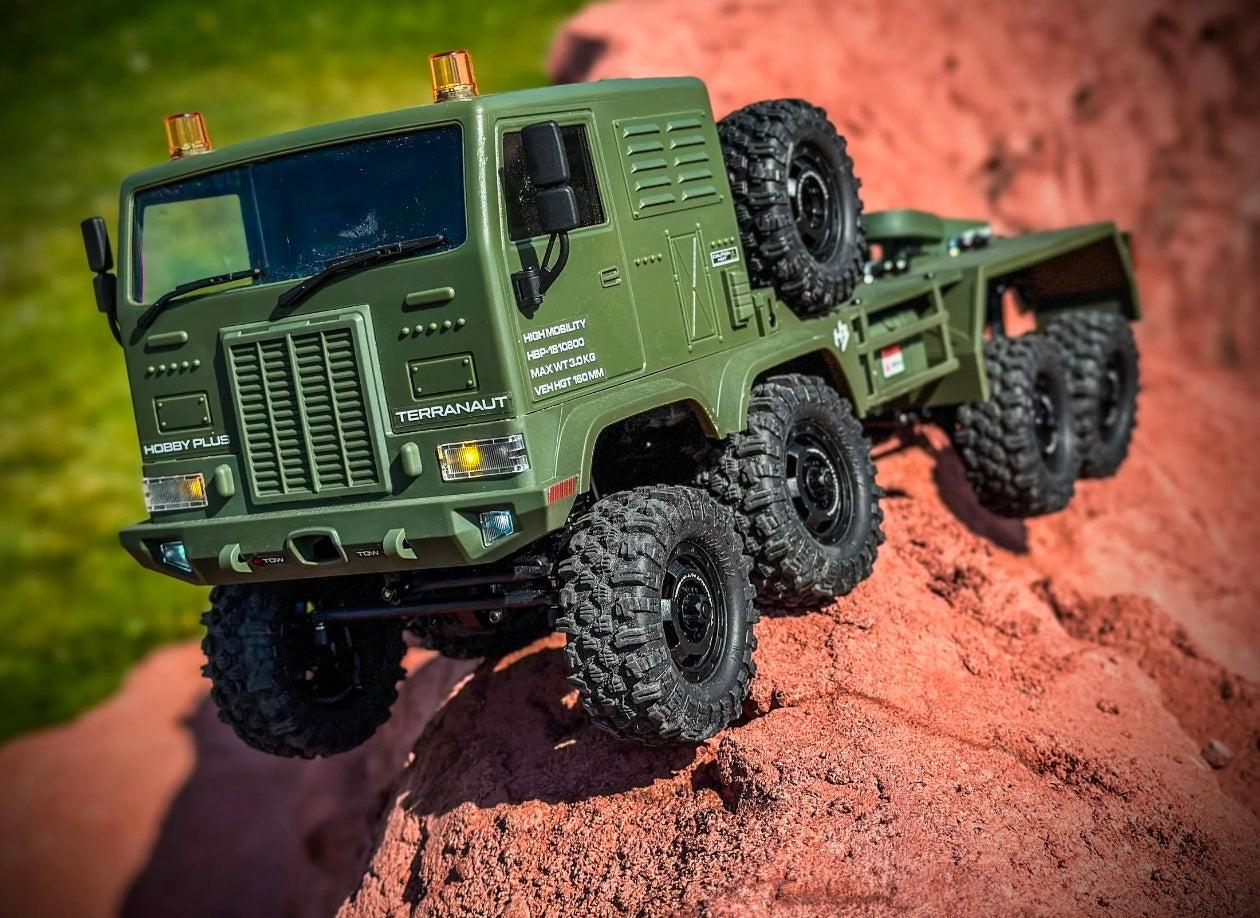Hobby Plus CR18P Terranaut 8×8 RC Crawler RTR – 1/18 Scale Off-Road Truck