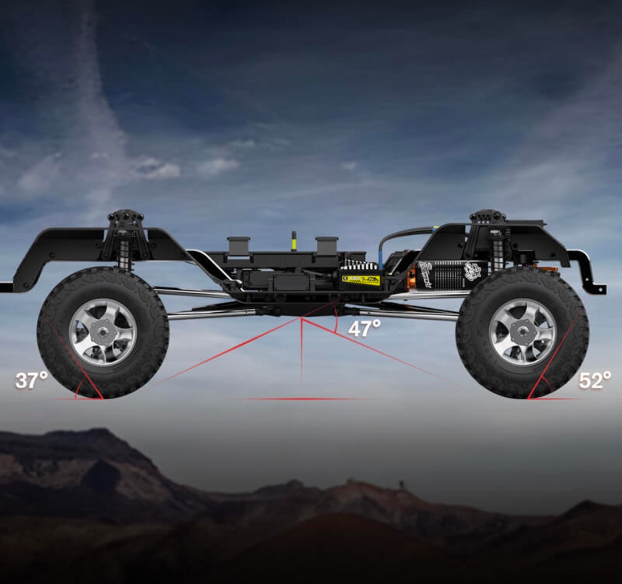 Rlaarlo 1/7 Scale 4WD Brushless RTR RC Crawler TK07 (Red) – Extreme Power, Big-Scale Off-Road Performance