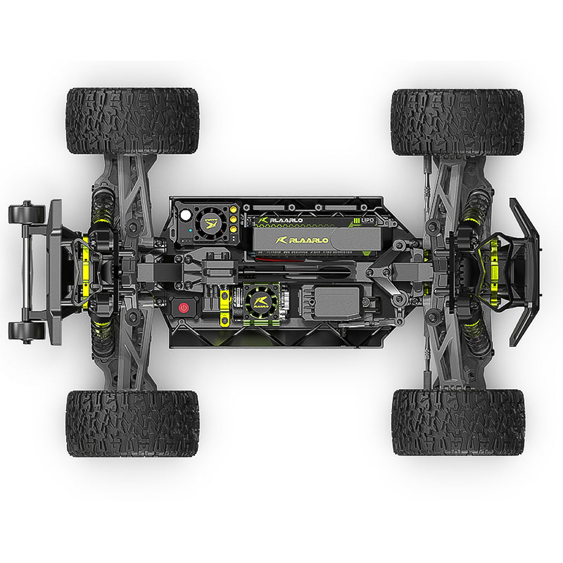 Rlaarlo Omni-Terminator Metal MINI 1:10 Scale RTR Brushless Monster Truck, RZ001G-A