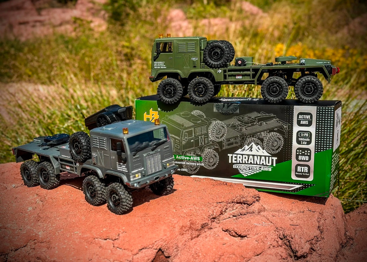 Hobby Plus CR18P Terranaut 8×8 RC Crawler RTR – 1/18 Scale Off-Road Truck