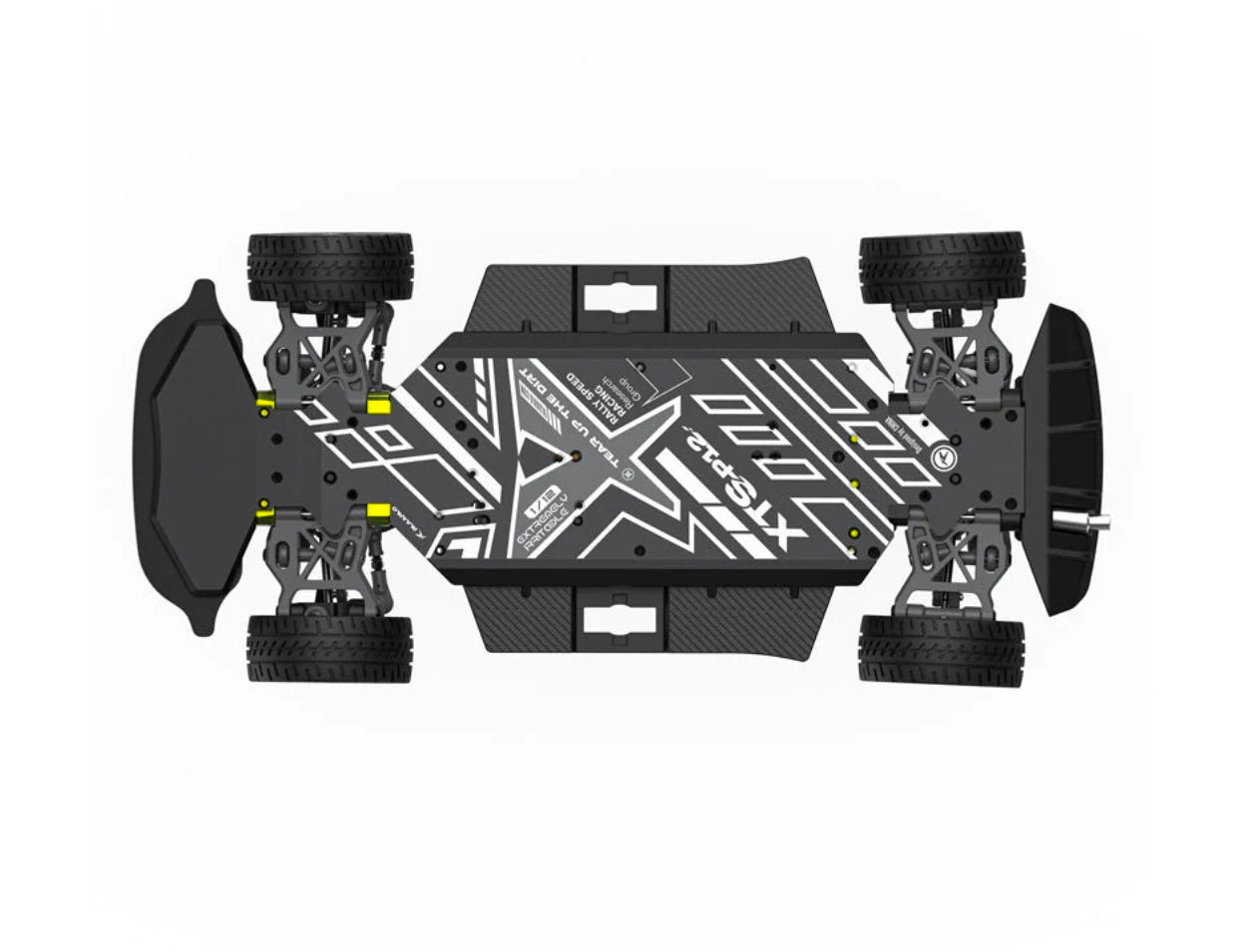 Rlaarlo XTS P12 Brushless 1:12 Scale 4WD Rally Car – Red (3S LiPo Version) | High-Speed RC Performance Car