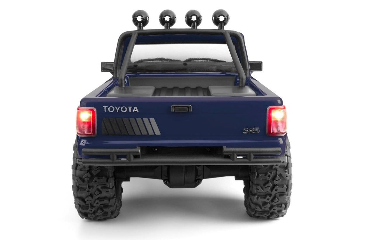 HPI Venture18 Flux 1985 Toyota Hilux SR5 1/18 RTR 4WD Brushless Rock Crawler (Blue)