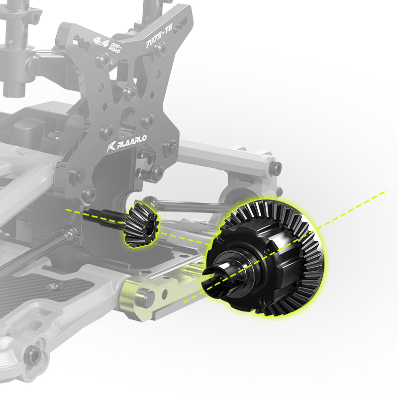 Rlaarlo Omni-Terminator Carbon Fiber MINI 1:10 Scale RTR Brushless Monster Truck, RZ001B-C
 (367)