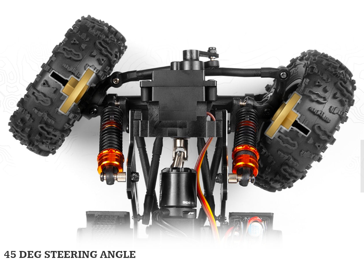 HPI Venture18 CC Flux 1/18 4WD RTR Brushless Rock Crawler (Green)