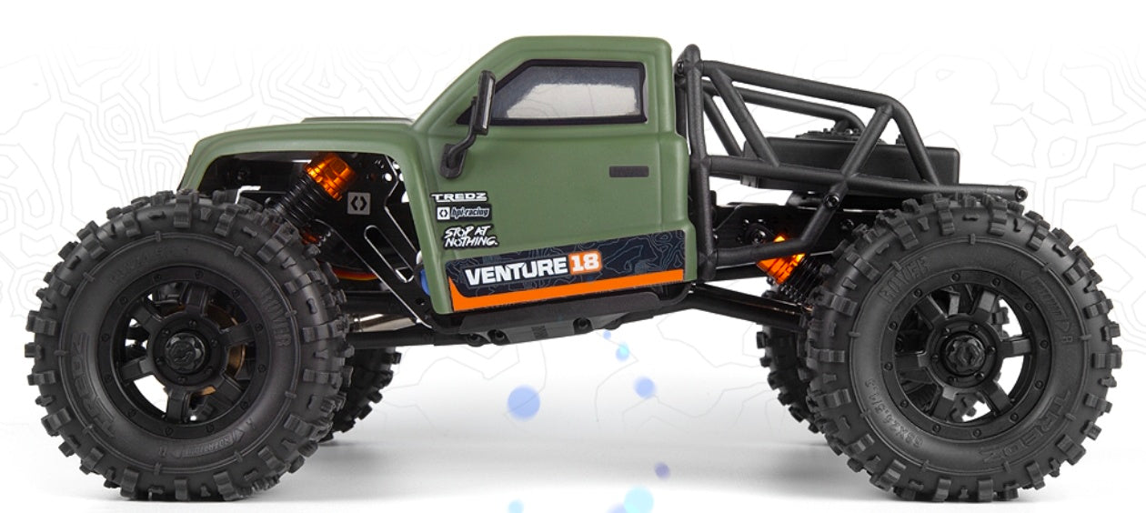 HPI Venture18 CC Flux 1/18 4WD RTR Brushless Rock Crawler (Green)