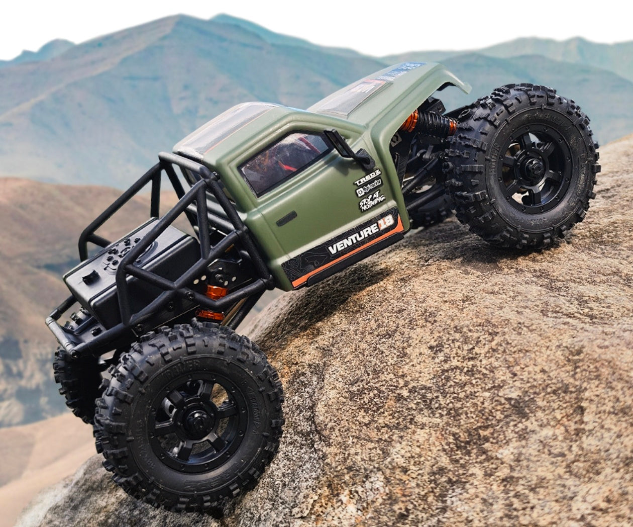HPI Venture18 CC Flux 1/18 4WD RTR Brushless Rock Crawler (Green)