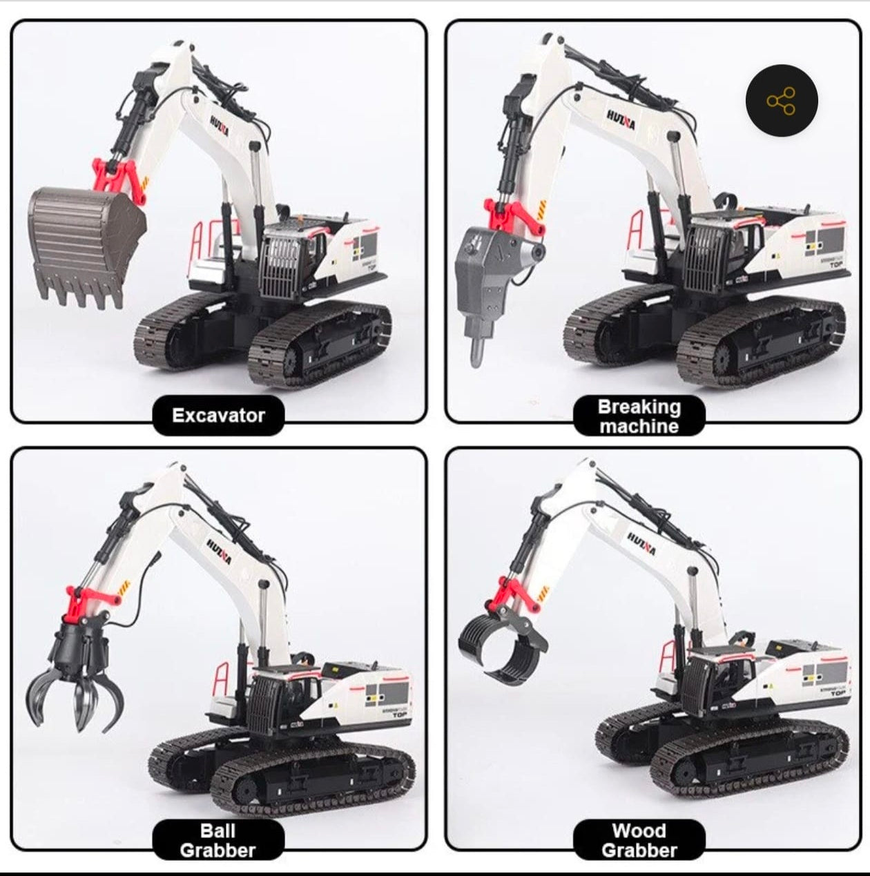 Huina 1594 RC EXCAVATOR (2026 Model)