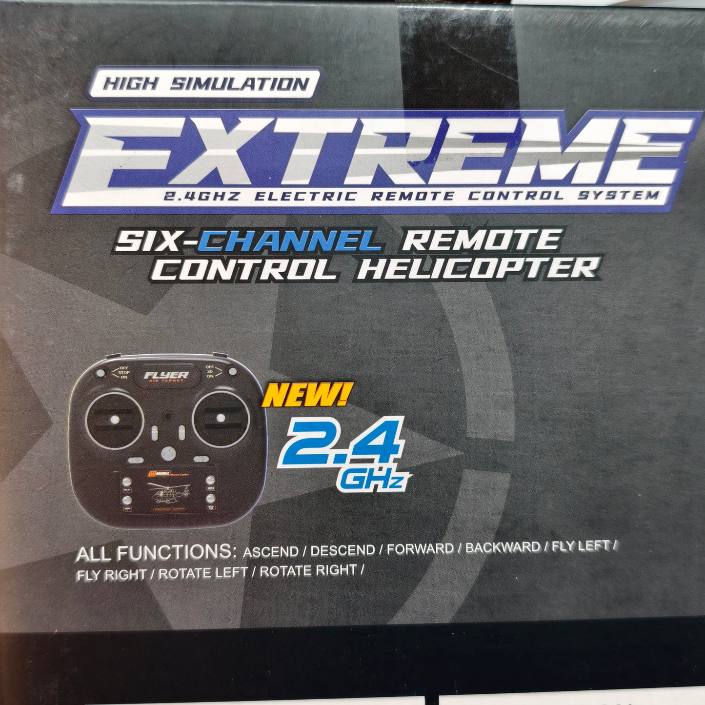 6-Channel Extreme 2.4GHz RC Helicopter with 6-Axis Gyro – Military Scale Design