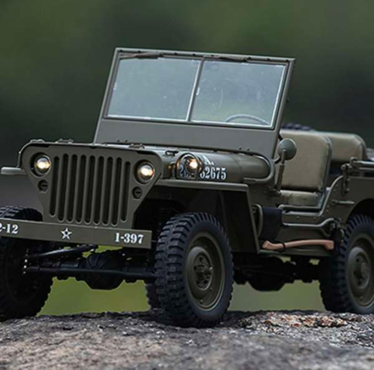 ROCHOBBY 1/6 1941 Military MB Scaler RTR – Ultra-Realistic WWII RC Jeep