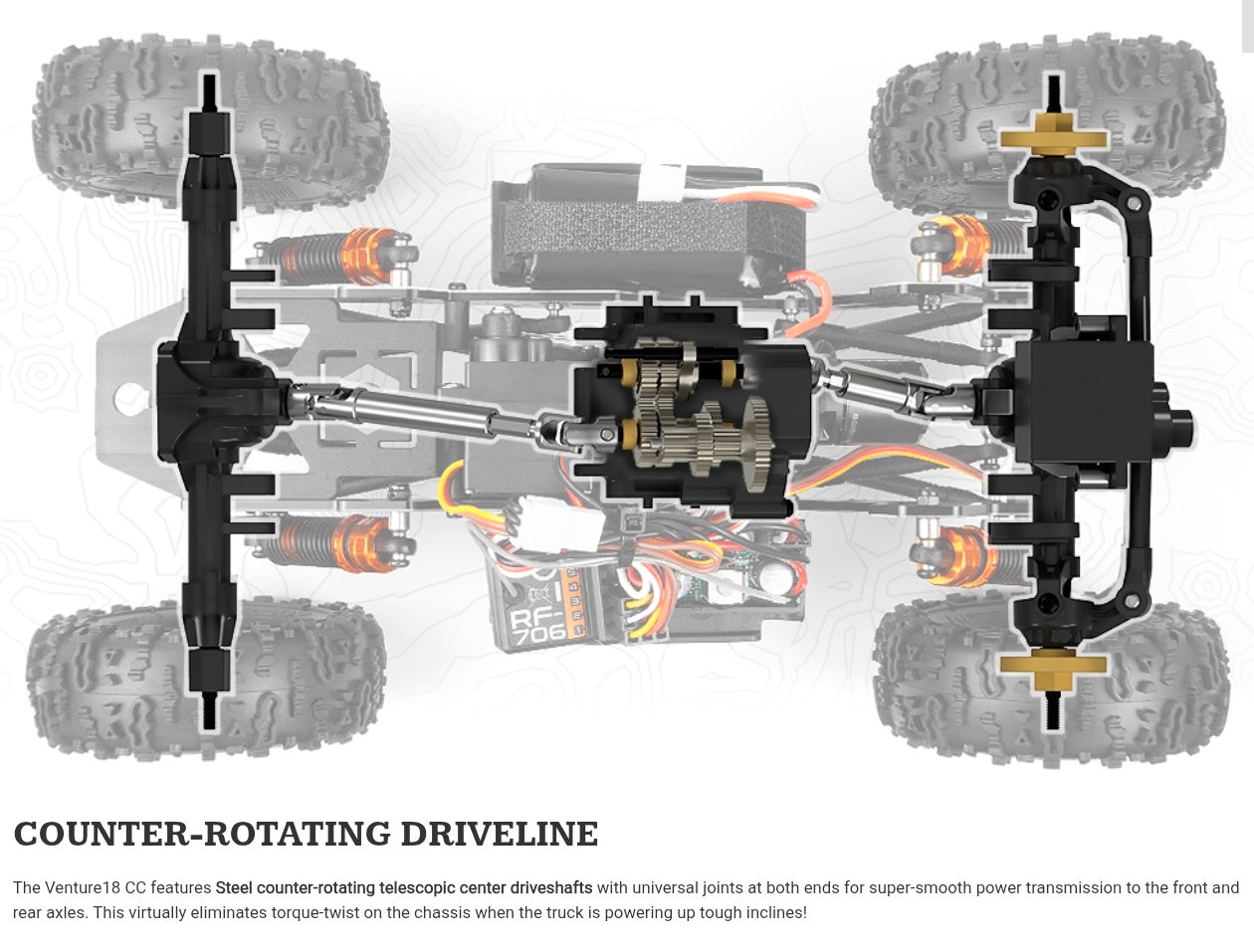 HPI Venture18 CC Flux 1/18 4WD RTR Brushless Rock Crawler (Green)