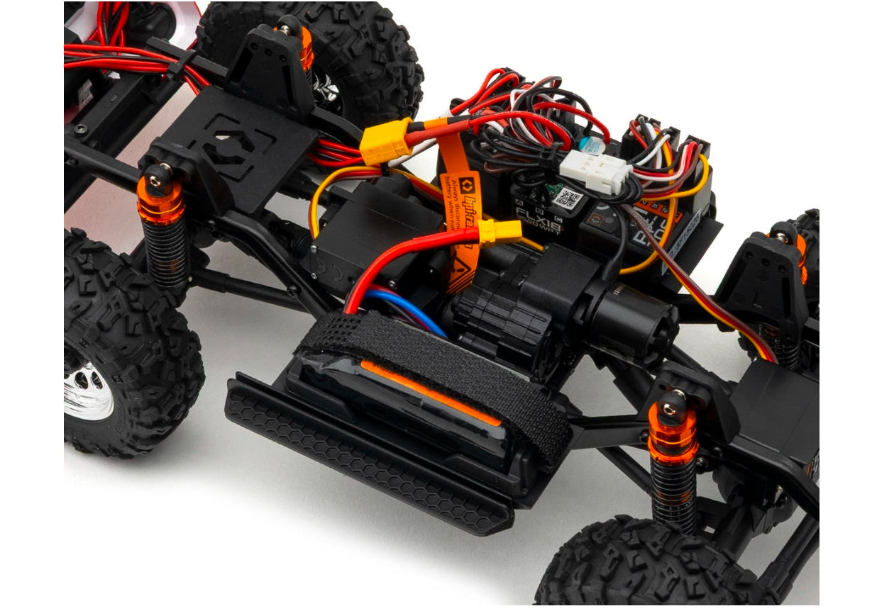 HPI Venture18 Flux 1985 Toyota Hilux SR5 1/18 RTR 4WD Brushless Rock Crawler (Blue)